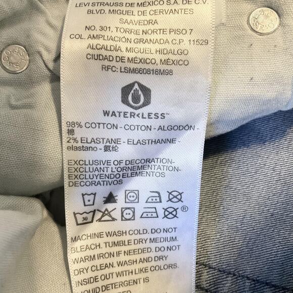 Signature Levi's Men Jeans 32X30 Blue Denim S37 Slim Classic Button Mid Rise - Picture 4 of 12